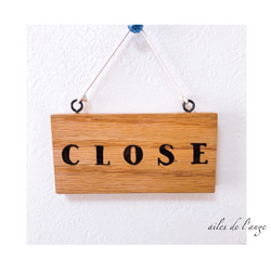 【SOLDOUT】no.747 - wood "OPEN CLOSE” board 4枚目の画像