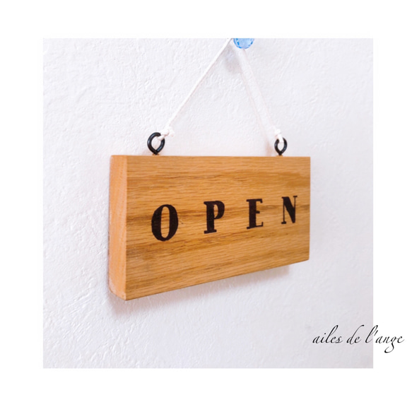 【SOLDOUT】no.747 - wood "OPEN CLOSE” board 5枚目の画像