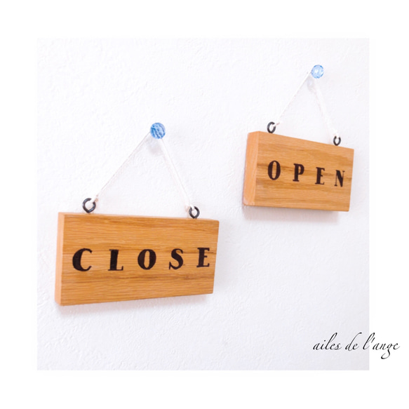 【SOLDOUT】no.747 - wood "OPEN CLOSE” board 6枚目の画像