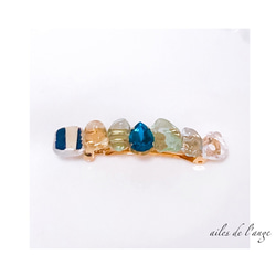 no.750 - seaglass ＊ rhinestone valletta 2枚目の画像