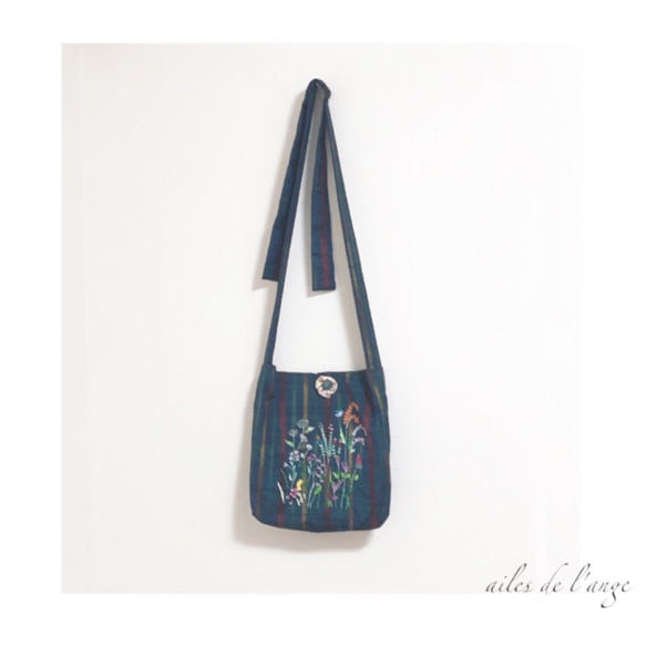 【SOLDOUT】no.804 - embroidery 2way bag 1枚目の画像