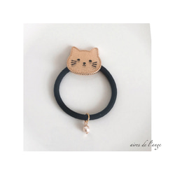 no.518 - cat《white》 hairaccessory 1枚目の画像