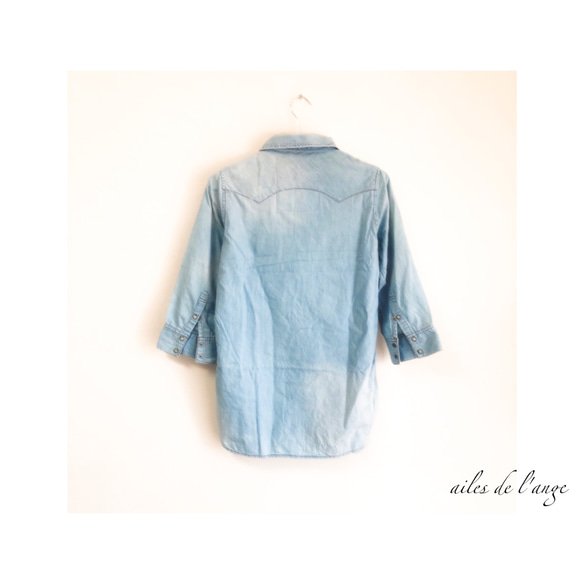 《SOLDOUT》no.576 - jeans pocket remake denim shirts 1枚目の画像