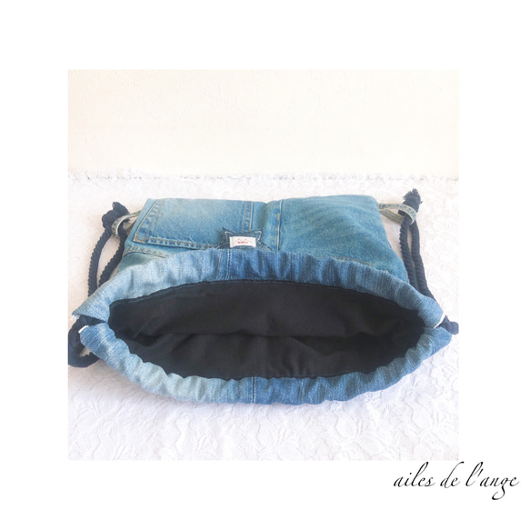 《SOLDOUT》no.586 - denim remake knapsack《KIDS》 2枚目の画像