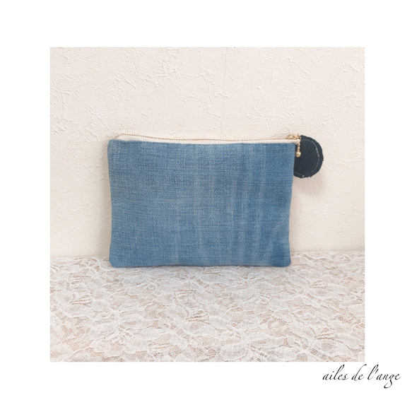 no.608 - jeans remake ＊ embroidery porch 2枚目の画像