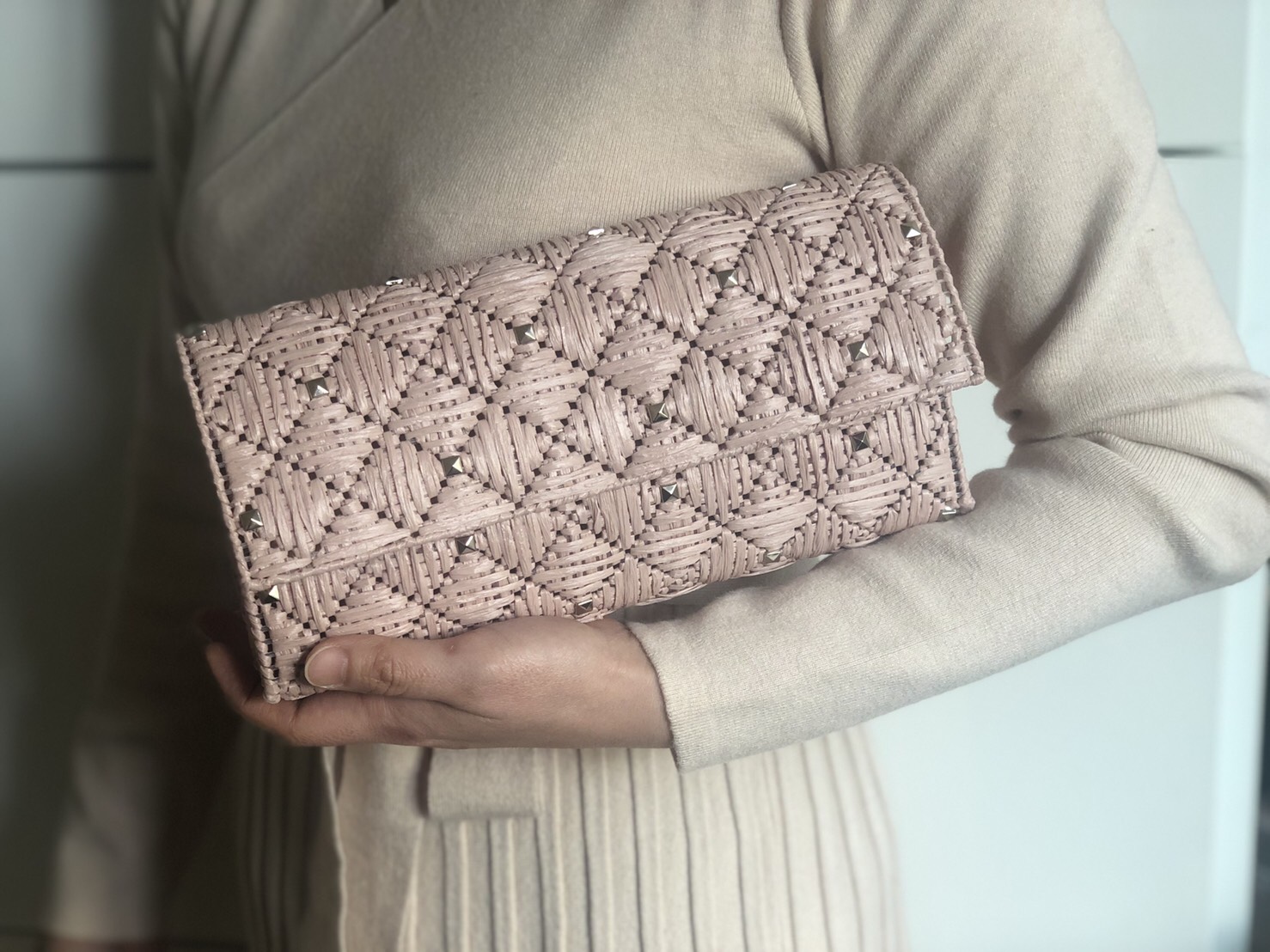 桜ハンドメイド2024☆卒業・入学・結婚式・二次会クラッチバックハンドバッグ桜色母の日ギフト