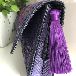 Creema 特色產品 Eco-Andalia 手拿包婚禮後派對邀請函紫色 第6張的照片