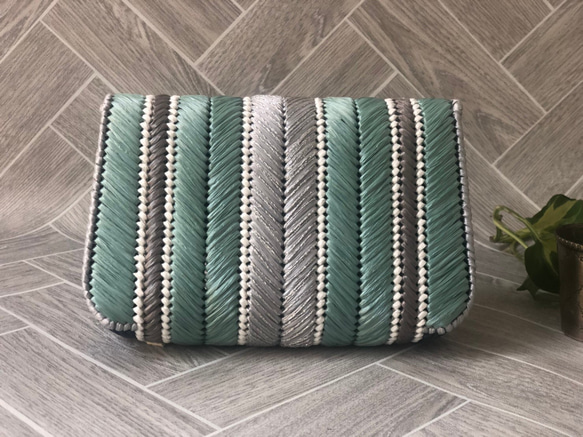 再次上架★Eco Andarya Clutch Bag 碎布 第2張的照片