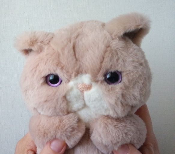 Fluffy Pechan Konyanko 毛絨玩具 (Cat_Pink Beige) * Lucy 第3張的照片