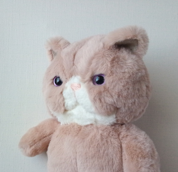 Fluffy Pechan Konyanko 毛絨玩具 (Cat_Pink Beige) * Lucy 第5張的照片