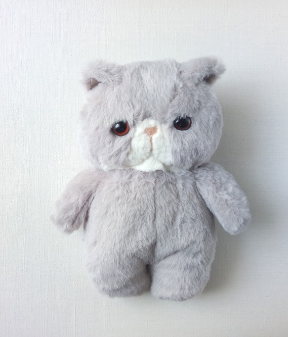 Fluffy Pechan Konyanko 毛絨玩具 (Cat_Light Gray) * Nicola 第2張的照片