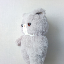 Fluffy Pechan Konyanko 毛絨玩具 (Cat_Light Gray) * Nicola 第4張的照片