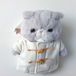 Fluffy Pechan Konyanko 毛絨玩具 (Cat_Light Gray) * Nicola 第7張的照片