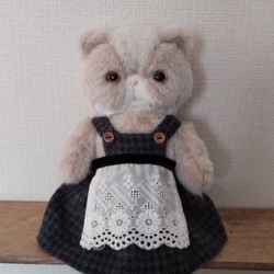 ぺちゃんこにゃんこのぬいぐるみ（teddy bearタイプ））※Annie 6枚目の画像