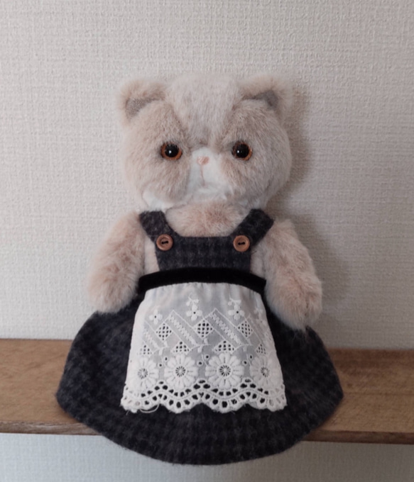 ぺちゃんこにゃんこのぬいぐるみ（teddy bearタイプ））※Annie 6枚目の画像