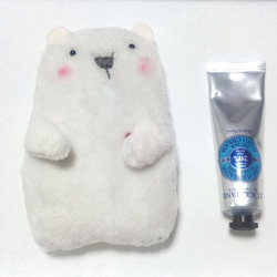 Mumofuu動物毛絨小袋（Shirokuma） 第7張的照片