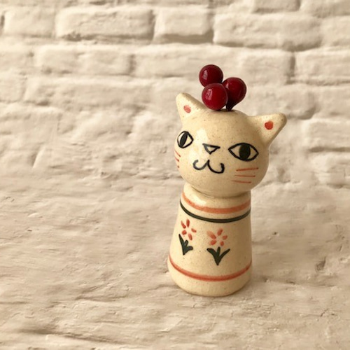ねこけし 一輪挿し 一輪挿し・花瓶・花器 陶器屋スピコ 通販
