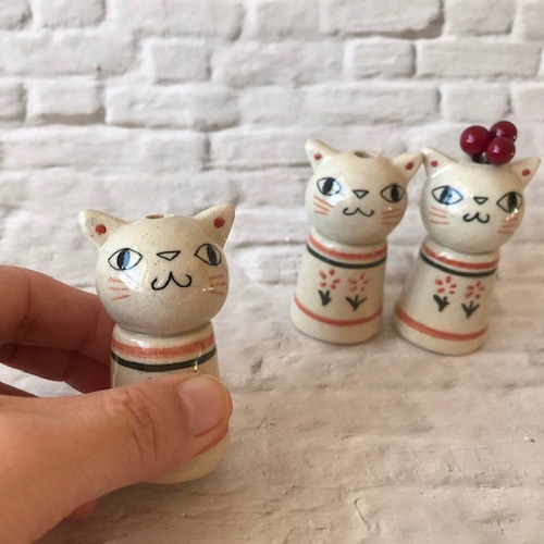【未開封品】はらぺこカネゴン 一輪挿し 動物一輪挿し 黒猫の王様（受注生産） | COCOSTONE