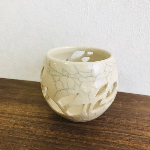 SALE品】キャンドルホルダー貫入1 キャンドル・キャンドルホルダー