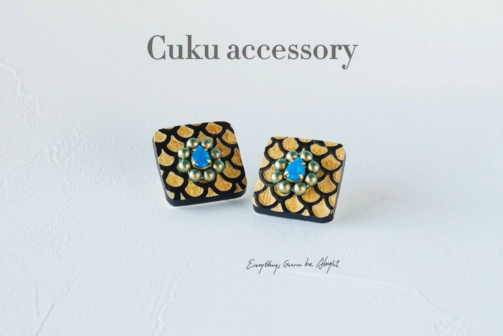 帯留めピアス(ヒョウ)