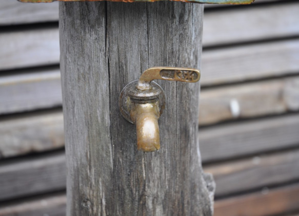 ジャンク水栓 真鍮（中）H45㎝ 4枚目の画像