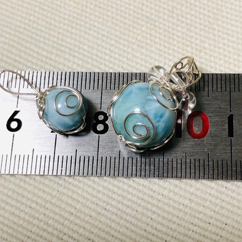 14Kgf／K14gf ラリマー一粒ピアス／バーピアス 天然石 イヤリング 14Kgf／K14gf ラリマー一粒ピアス／バーピアス 天然石 イヤリング