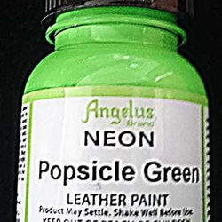 Angelus leather paint 　NEON ポップサイクルグリーン 1枚目の画像