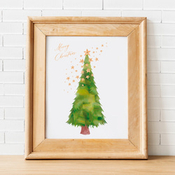 ポスター クリスマス ツリー インテリア 【送料無料】アートポスター