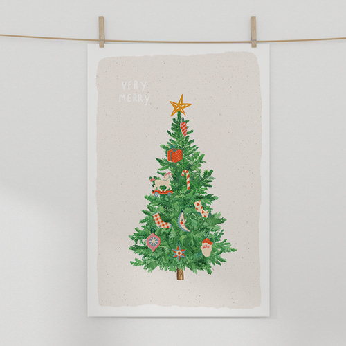 ポスター クリスマス ツリー北欧 インテリア 【送料無料】アート