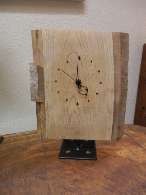自然木時計06 1枚目の画像