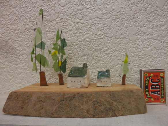 ガラスツリーと陶器ハウス07－15 3枚目の画像