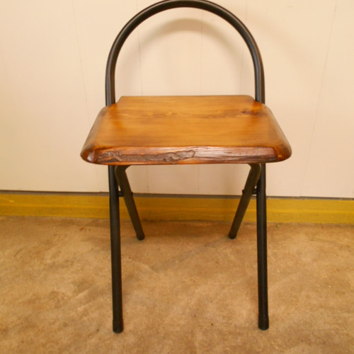 ひのきアイアンテーブルイスセット12-04 机・デスク Rengasha