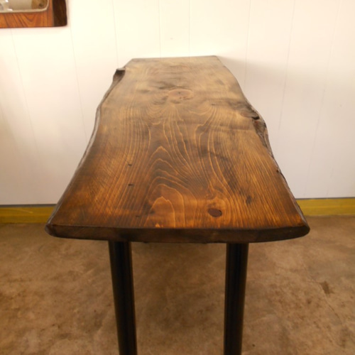 ひのきアイアンテーブルイスセット12-04 机・デスク Rengasha 通販