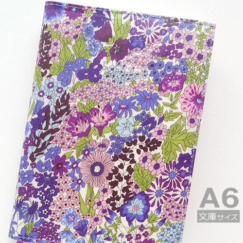 リバティ ほぼ日手帳 オリジナル カバー A6 文庫 マーガレットアニー