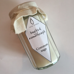 aroma soy candle common sage 1枚目の画像