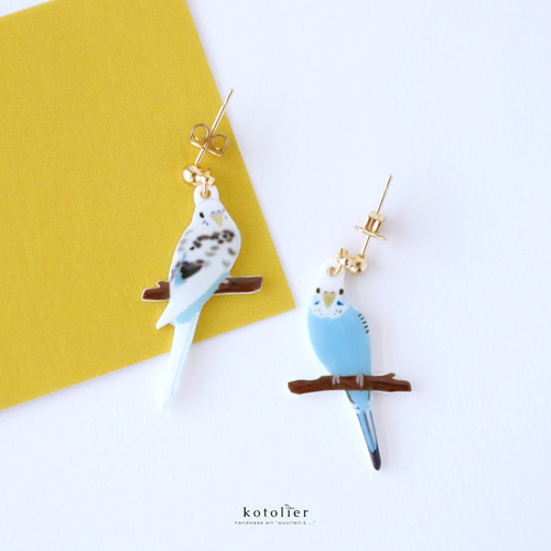 Kao様❤セキセイインコ ペア ストラップ Kao様❤セキセイインコ ペア ストラップ