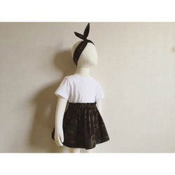 （80〜110size）迷彩裙+ Usami Kachumu +發橡膠 第1張的照片