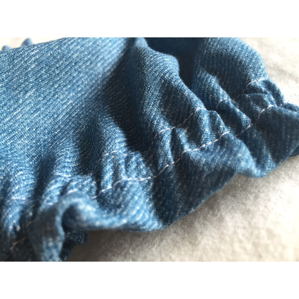 （70/80/90尺寸）紗布牛仔褲（淺藍色） 第3張的照片