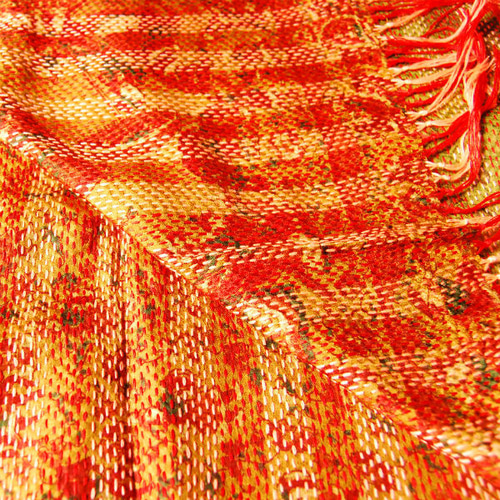 全面刺し子】バングラデシュの伝統刺繍*MORSHEDA#1* シルク ノクシカタ 