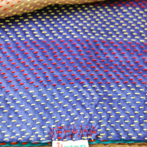 全面刺し子】バングラデシュの伝統刺繍 シルク ノクシカタ