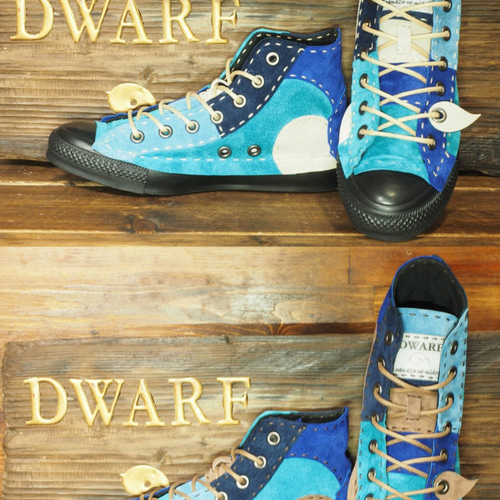 ﾁｸﾁｸ靴 ｵｰﾙｽﾀｰ黒ｿｰﾙ】の作り方 スニーカー DWARF ( ドワーフ ) 通販