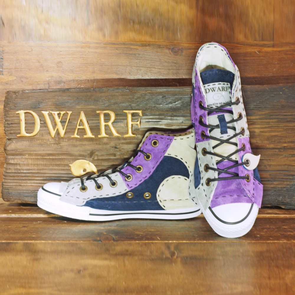 【受注制作】 ﾊﾟｰﾌﾟﾙﾈｲﾋﾞｰ ﾁｸﾁｸ靴 HI Aタイプ