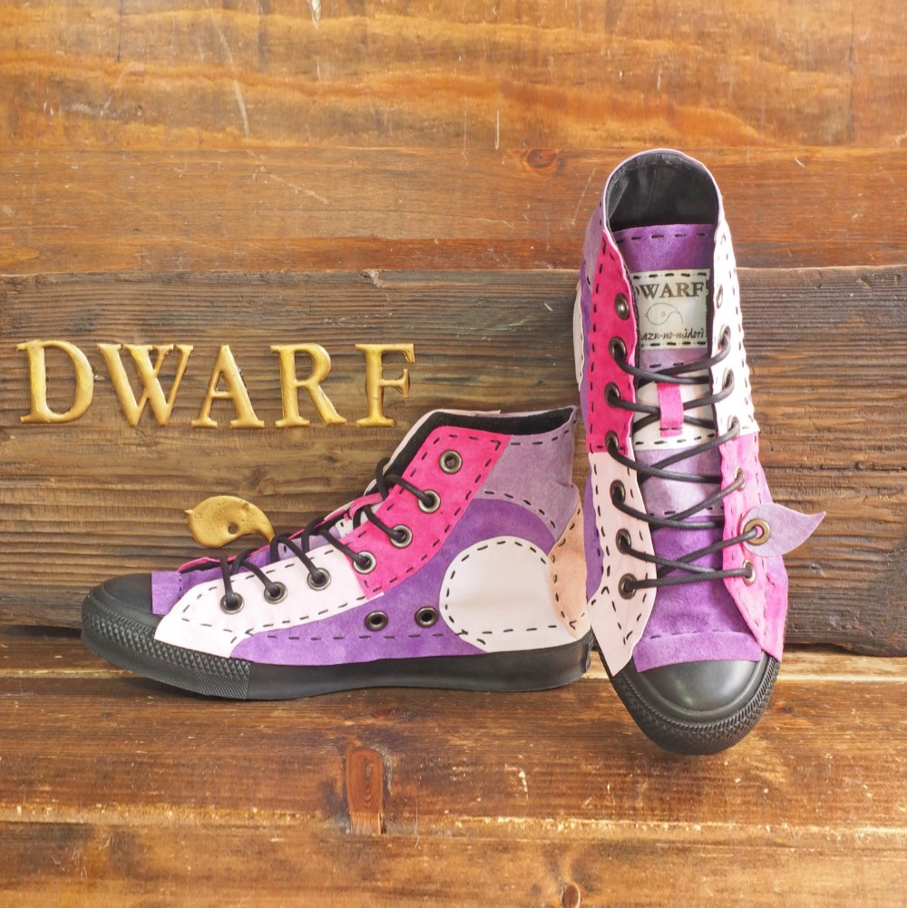 【受注制作】ﾋﾟﾝｸﾊﾟｰﾌﾟﾙ ﾁｸﾁｸ靴 HI Aタイプ