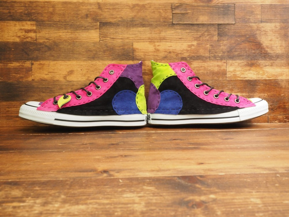 【受注制作】奇妙な色のﾁｸﾁｸ靴 HI 10ﾋﾟｰｽ 5枚目の画像