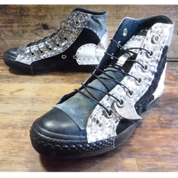 【22.5cm】銀色鱷魚皮鞋HI 10件 第5張的照片