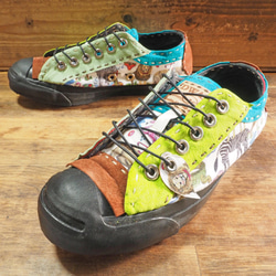 【24.5cm１足限り】アニマルリバティチクチク靴 JP 黒ソール 5枚目の画像