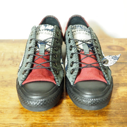 【受注制作】リバティパッチワーク靴 LOW 黒ソール 3枚目の画像