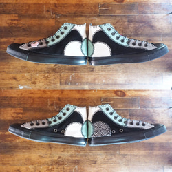 【受注制作】カラーオーダーパッチワーク靴 HI 16ピース 5枚目の画像