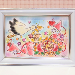 子宝祈願の絵～パステル画～ 雑貨・その他 ささら優（ゆう
