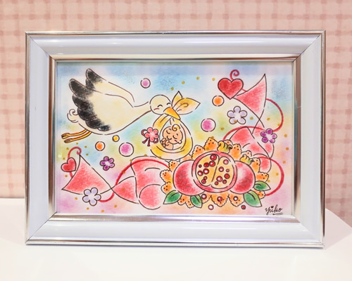 守護天使パステル画[原画]最終値下げ 守護天使パステル画[原画]最終値下げ 守護天使パステル画[原画